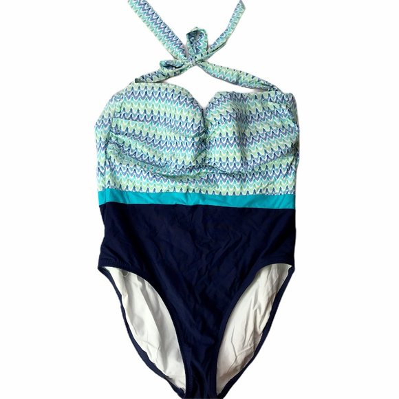 Helen Jon One Piece Swimsuit Del Ray Women's XL - Picture 1 of 7